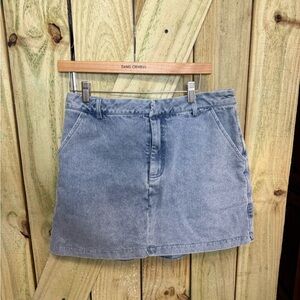 Denim Mini Skirt